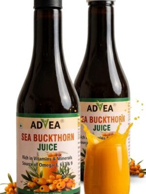 Pure Himalayan Sea Buckthorn Juice - BB Rich in Omega 7, Vitamin C & Antioxidants - 500ml