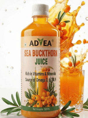 Pure Himalayan Sea Buckthorn Juice - WB Rich in Omega 7, Vitamin C & Antioxidants - 500ml