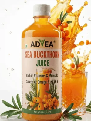 Pure Himalayan Sea Buckthorn Juice - WB Rich in Omega 7, Vitamin C & Antioxidants - 500ml